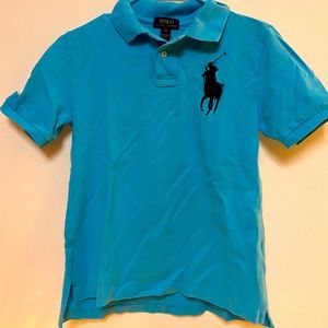 Polo Ralph Lauren. Knit golf shirt. Boys sz 10/12 (M). EUC.